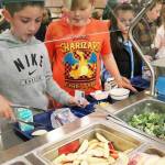 SKSD courtesy photos
Kids are served local apples every day on their regular menu.