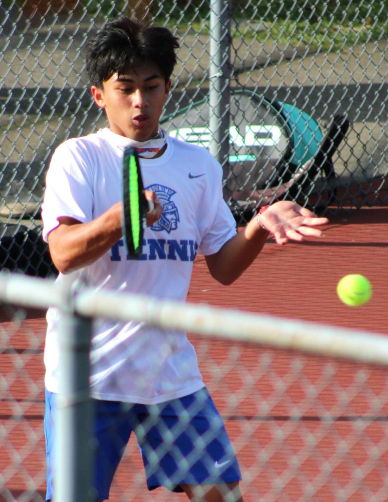 Olympics Jonah Pantig took first place in this years Olympic League Tennis Championships.