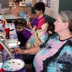 Tommy Debord courtesy photos
Members gather for a painting social event.