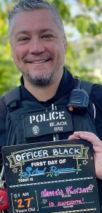 PPD courtesy photo
Justin Black of the Poulsbo Police Department is the new school resource officer for the North Kitsap School District.