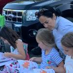 Melissa Pittenger courtesy photos
Families are provided with two free books at each event.