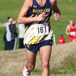 Bainbridge junior Ignacio Llorens conquers a steep hill in the second lap of his 2A district race.