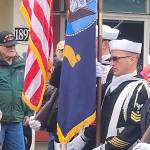 Tyler Shuey/Kitsap News Group photos
Members of the U.S. Navy stroll through the Veterans Day parade in Poulsbo Nov. 9.