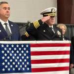 USSVI- Bremerton Base courtesy photos
Commanding officer Capt. Michael Eberlein co-hosts the Kitsap County Veterans Day ceremony.