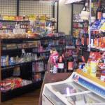 The inside of the mercantile.