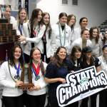 Bainbridge took home first place in the WIAA 1A/2A state swim and dive championships.