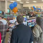Suquamish Tribe courtesy photos
Customers walk into the market for the first time during the grand opening Nov. 19.