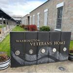 An exterior shot of the veterans home in Port Orchard.