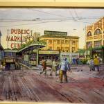 One of Drews many creations of Seattles Pike Place Market.