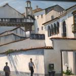 Evora, oil on canvas included.