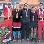 Devon Jacob courtesy photos
Ross Burk, Simon Camponuri, Nick Boles, Lucas Thompson, Devon Jacob and Thomas Gill won a recent race in Florida. They ran for Kingstons cross-country team a dozen years ago.