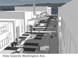 An artists rendition look at the piano keys layout of Quincy Square in Bremerton.