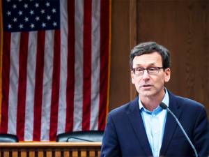 WNPA News Service photos
Governor Bob Ferguson speaks at the inauguration.