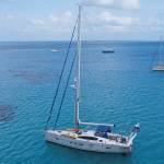 Anderson courtesy images
Harry Andersons sailboat Phywave in some of the beautiful waters on his voyage.