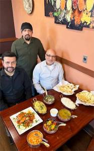 Mike De Felice/Kitsap News Group
Ricky Salil Chanan, left, chef Satnam Singh and Swaran Singh are the owners of the new Indian restaurant in Port Orchard called Royal Tandoor.