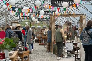 Storie Vintage Market courtesy photos
Shoppers at the market in 2024.