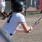 Ronan Byrd of South Kitsap takes a swing in the batters box against Yelm April 16.