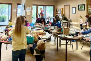 Britney Fletcher-West/Kitsap News Group photos
The mobile museum event May 3 combined drop-in activities such as creativity, science, and interactive play.
