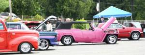 Ken Jensen and Karen Langhorn courtesy photos
The car show was held in South Kitsap High Schools north parking lot May 17.