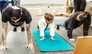 Kick it with Kitsap courtesy photos
Attendees can participate in fitness challenges.