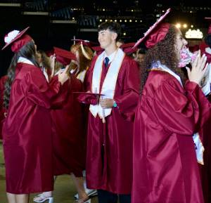 Britney Fletcher-West/Kitsap News Group photos
SK Graduates were all smiles at the June 7 ceremony.
