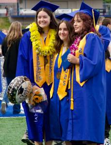 Britney Fletcher-West/Kitsap News Group photos
Bremerton High School graduates pose for photos.