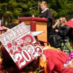 KHS graduates got creative with their caps.