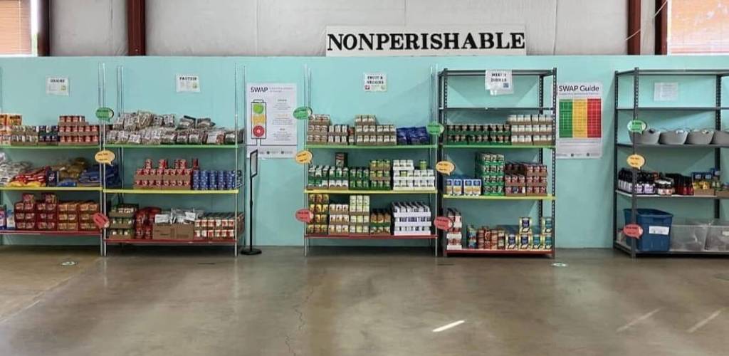 Families can shop 3 times per month at any time that works best for them.