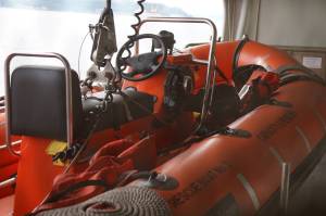 Joshua Kornfeld/Kitsap News Group
A rescue boat seen from the ferry car deck.