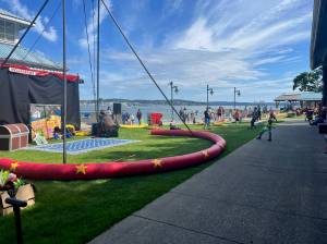 Chelsea Pemberton courtesy photo
The Vuelta La Luna Circus used up the entire space of Port Orchard Waterfront Park July 2.