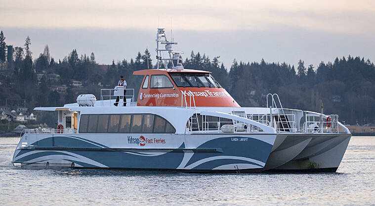 Saturday Seattle/Bremerton fast ferry removed from winter schedule