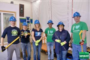 First Fed team members volunteer in Kitsap during Community Spirit Day 2024. Courtesy First Fed