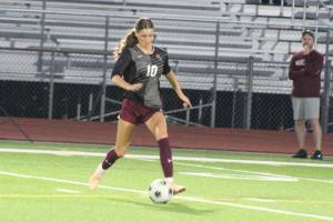 Luke Caputo/Kitsap News Group photos
Jenna Booth of SK scored three goals in a Wolves win over Graham-Kapowsin Sept. 16.