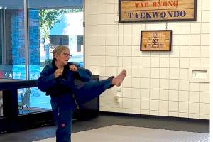 Kelly Rogers courtesy photo
70-year-old Taekwondo instructor Chris Holts will be teaching the 55 and older taekwondo class.