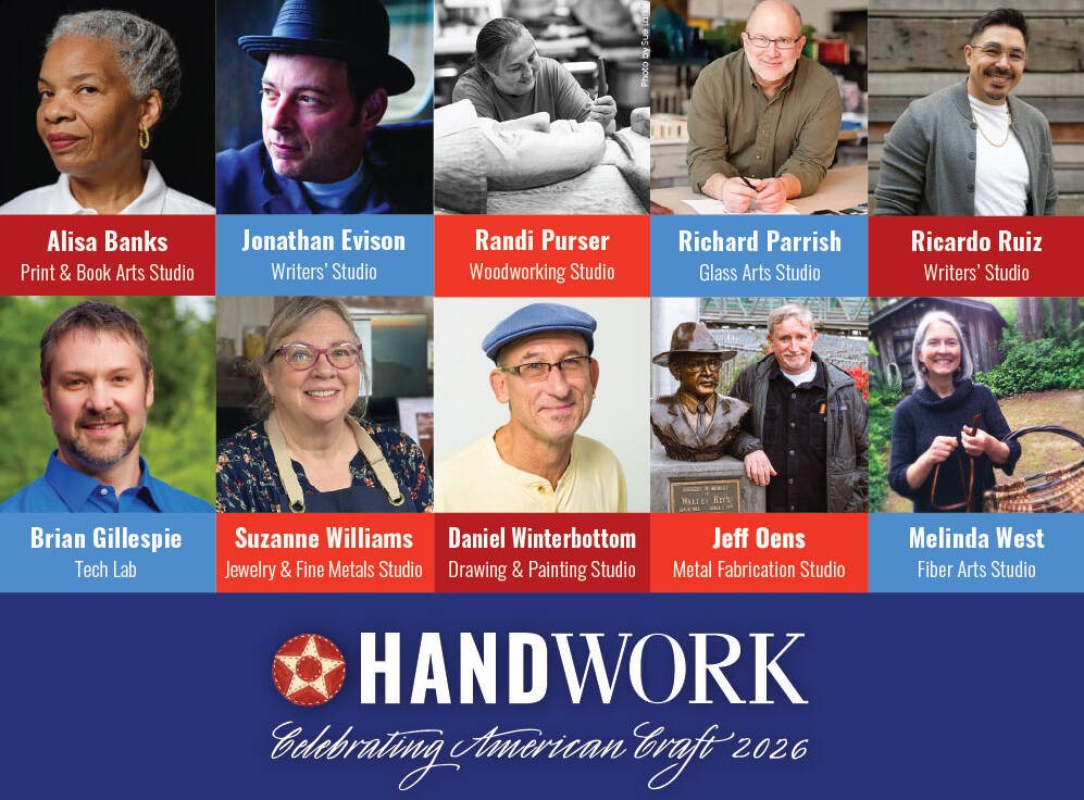 Handwork 2026 instructors.