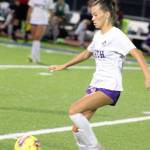Viking Vianney Garcia De Luna dribbles the ball in a 1-0 NK road loss to the Bainbridge Spartans Oct. 2.