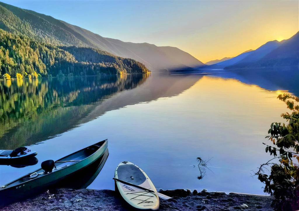 Calm Waters on a Lake by Daniel Joyce. Courtesy First Fed