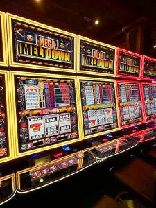 Mike De Felice/Kitsap News Group photos
Slot machines are the preferred game of problem gamblers seen by counselor Tom Axtelle.