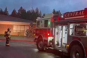 CKF&R courtesy photo
Central Kitsap Fire & Rescue responded to an HVAC fire at Green Mountain Elementary in Bremerton Jan. 7.