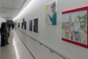 Katherine Bouma/Kitsap News Group
Connections Project artwork, made by CKHS students, will be on display at St. Michael Medical Center in Silverdale for a year.
