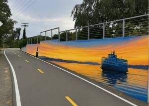 Adam Smith courtesy photo
A conceptual design of the mural that would be painted near the Port Orchard waterfront.