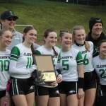 Luke Caputo/Kitsap News Group photos
The Klahowya Eagles won the West Central District 1A/2A girls flag football championship Jan. 31 at Integrity Roofing Stadium in Bremerton.