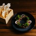 The beef tartare from Ba Sas fall dinner spread.