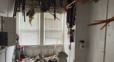 YWCA Kitsap courtesy photo
The damage from the fire at a YWCA shelter in Bremerton displaced multiple families.