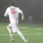 Luke Caputo/Kitsap News Group photos
Cougar Kamden Bailey chases down a ball in a 2-0 Central Kitsap win over South Kitsap March 11 in Port Orchard.