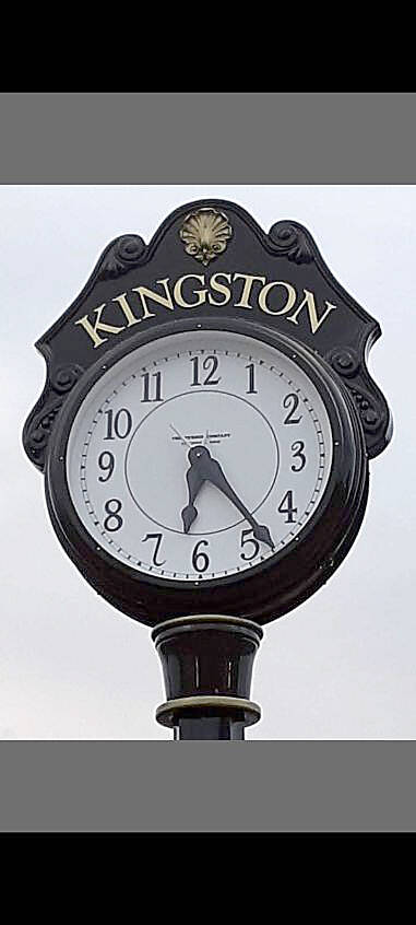 George Pease courtesy photo
The Kingston vintage clock is located in Kiwanis Park near the ferry terminal.