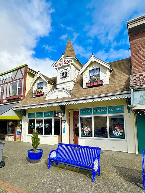 The North Kitsap Senior Citizens Center in Poulsbo sports a clock tower.