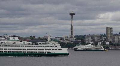 File photo
Ferries in Seattles Elliott Bay.
