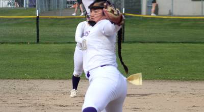Luke Caputo/Kitsap News Group photos
Viking starting pitcher Charizma Fake throws a pitch in a 3-1 NK home win over Port Angeles April 17.