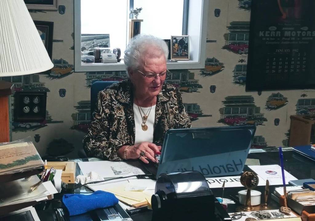 Shirley Vlist, Dicks widow, worked as the dealerships bookkeeper until it closed.